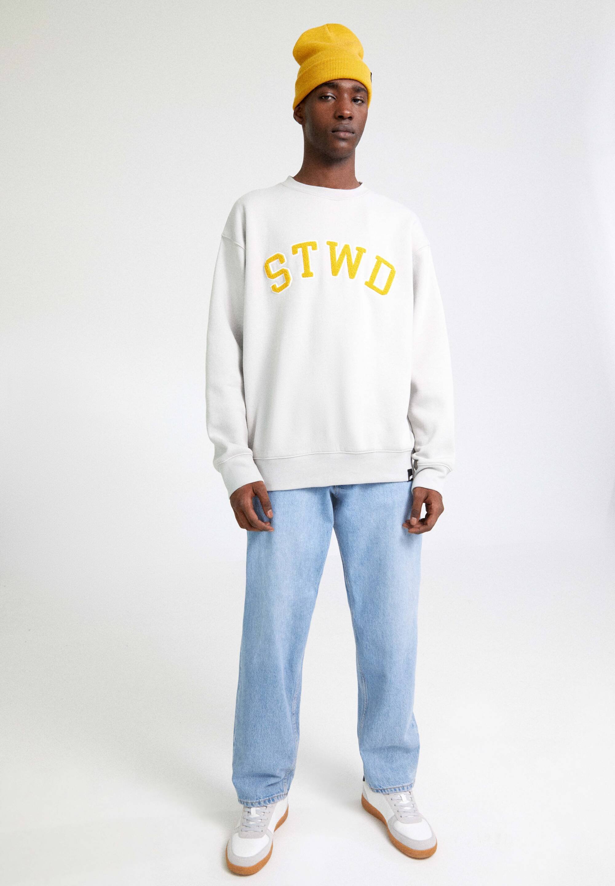 off white yellow jumper