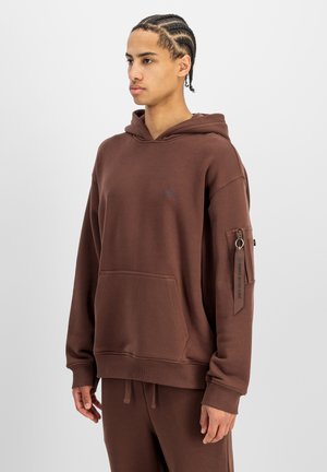 Alpha Industries, ALPHA INDUSTRIES MEN - HOODIES DTM ML HOODIE - Majica s kapuljačom - powder brown