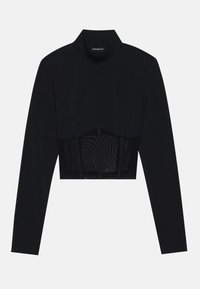 Pikkade varrukatega topp - black