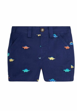 JoJo Maman Bébé REGULAR FIT - Shortsit - navy blue stegosaurus