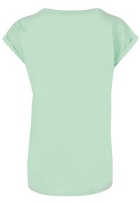 Merchcode POOF COMIC EXTENDED SHOULDER - T-shirts med print - neo mint