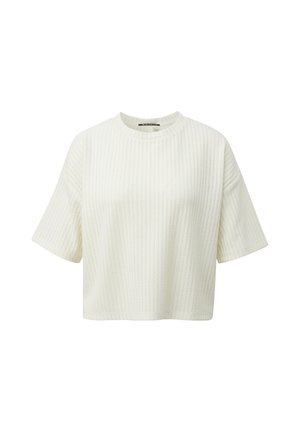 QS, T-SHIRT - T-shirt basic - creme