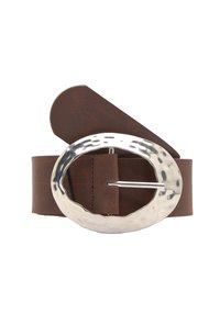 ROUND BUCKLE - Vyö - brown