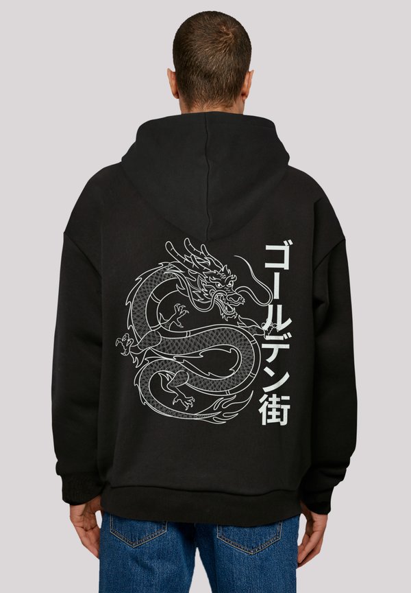 DRACHE GOLDEN GAI - Kapuzenpullover - schwarz