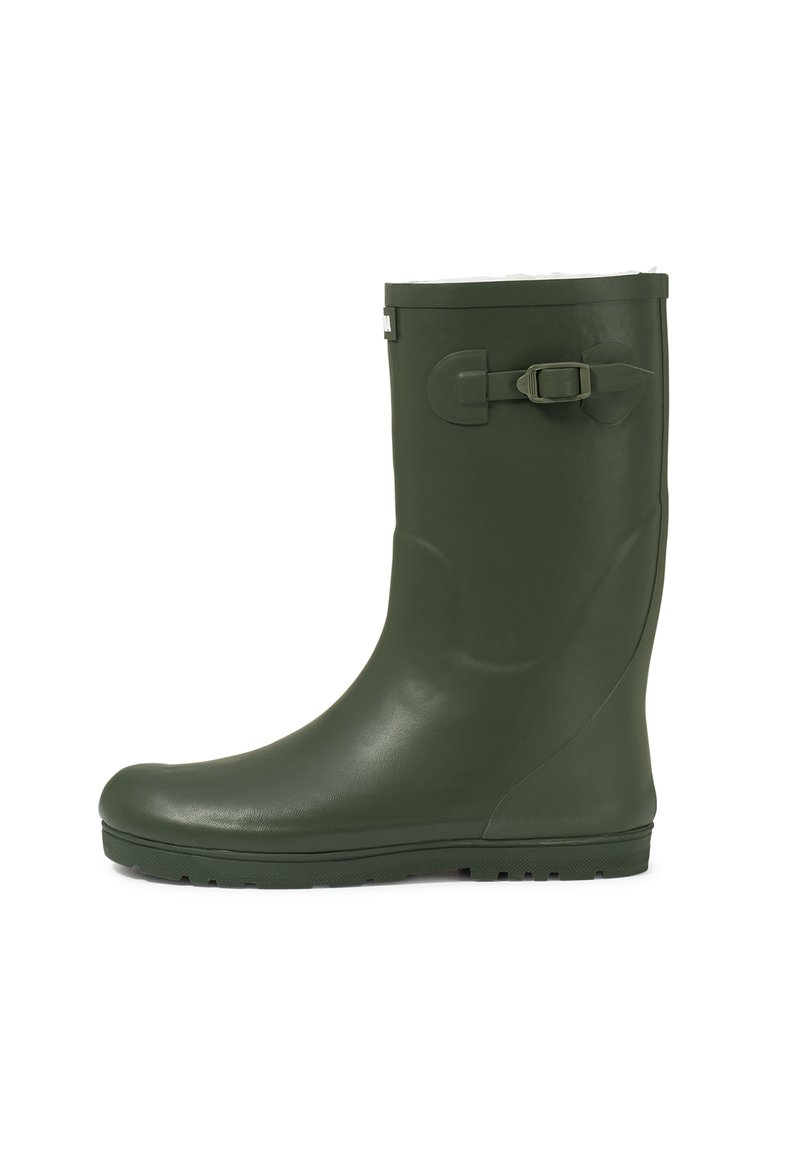 Aigle WOODY-POP FUR - Bottes en caoutchouc - kaki