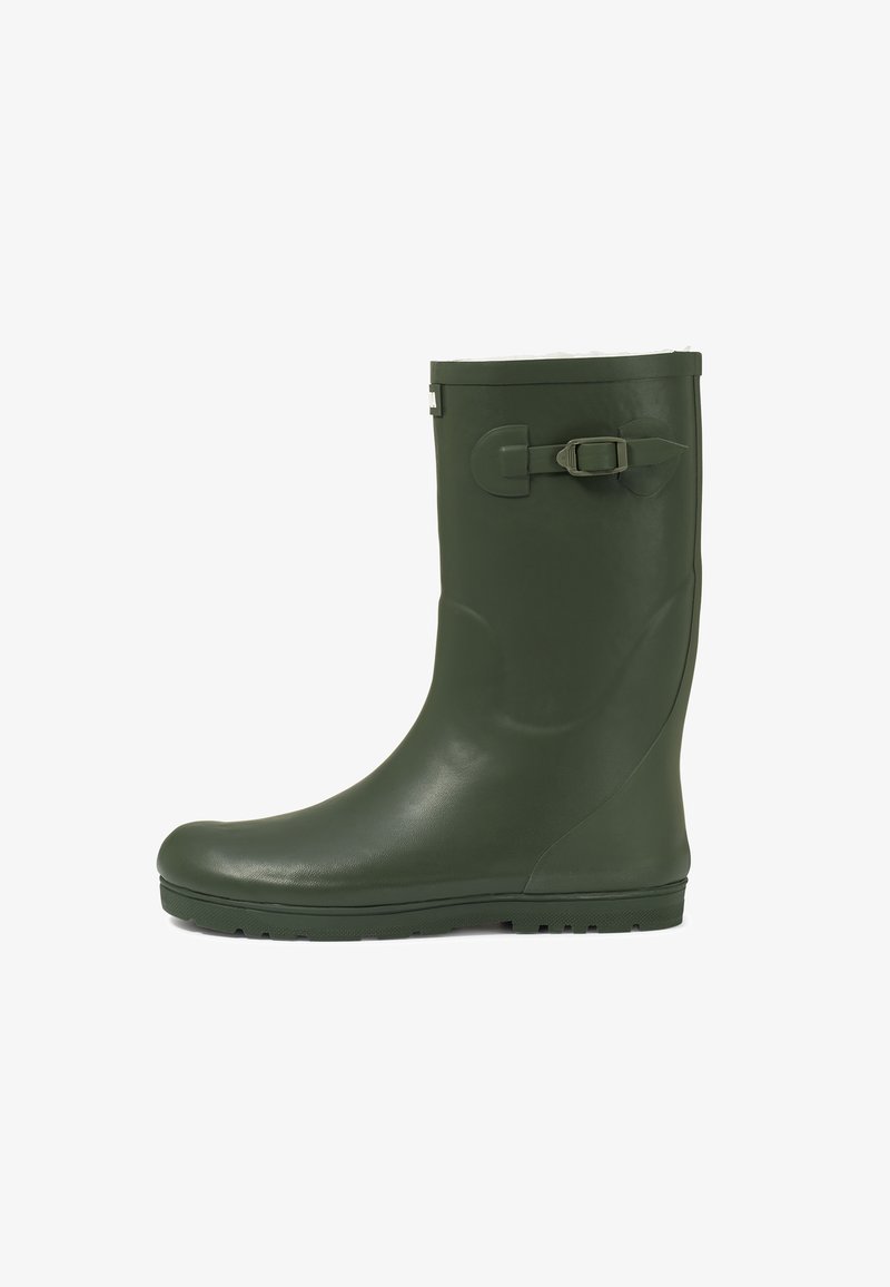 Aigle WOODY-POP FUR - Bottes en caoutchouc - kaki