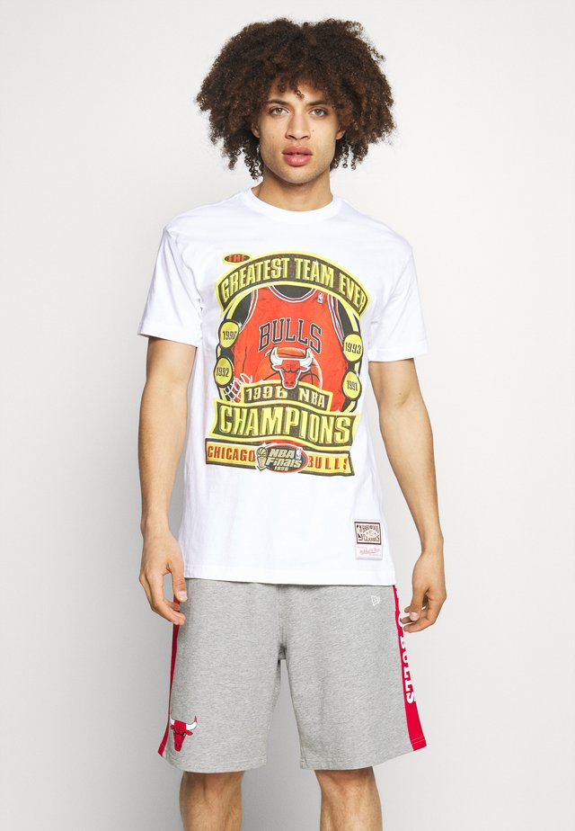NBA CHICAGO BULLS CHAMPIONS TEE - Klubtrøjer - white