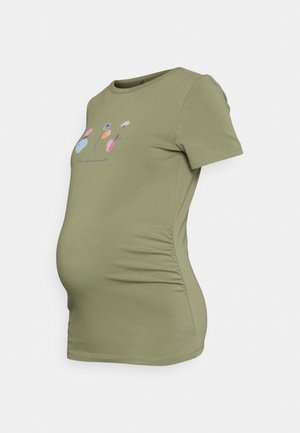 T-shirt imprimé - khaki