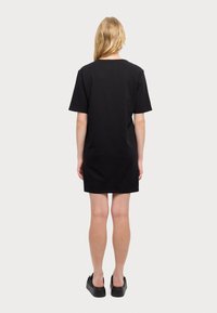 Armani Exchange VESTITO - Jersey dress - black/gold