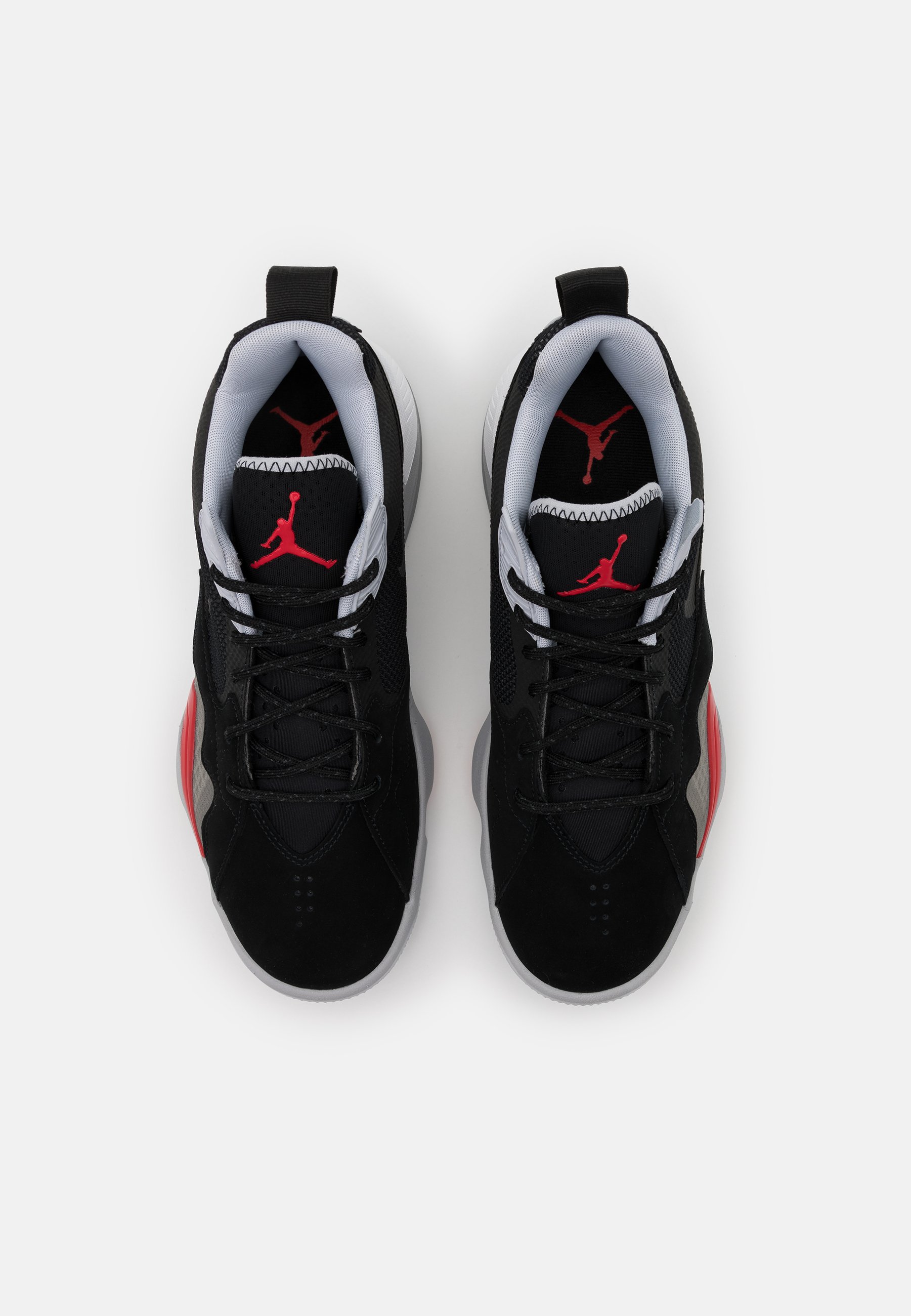 Jordan ZOOM '92 - Sneaker high - anthracite/black/wolf grey/gym  red/white/sky grey/anthrazit - Zalando.de