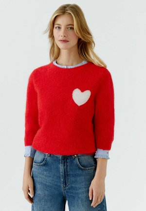 Pullover - high risk red