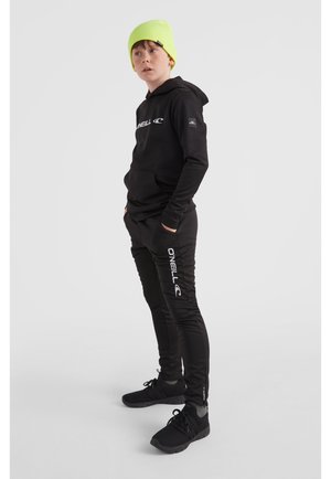 RUTILE HOODED - Luvtröja - black out