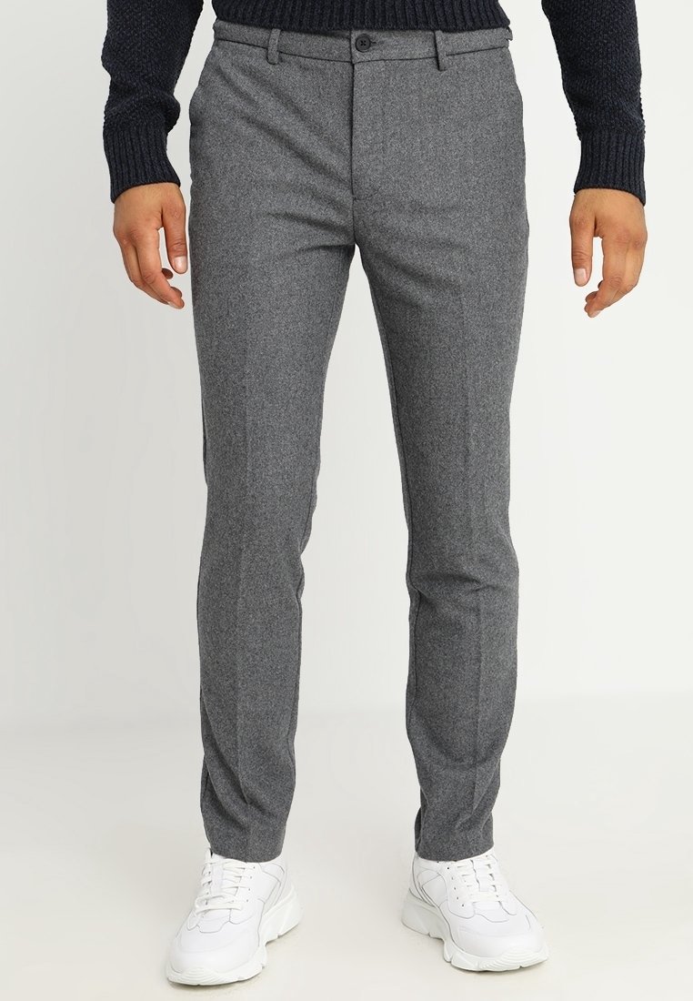 Pier One by Zalando Pantalon classique - mottled grey