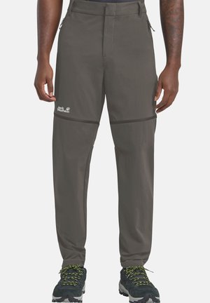 HIKEOUT ZIP AWAY M - Pantaloni outdoor - flint
