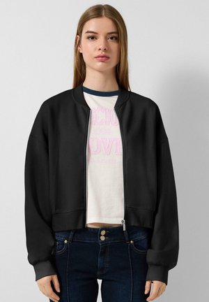 Sweatjacke - schwarz