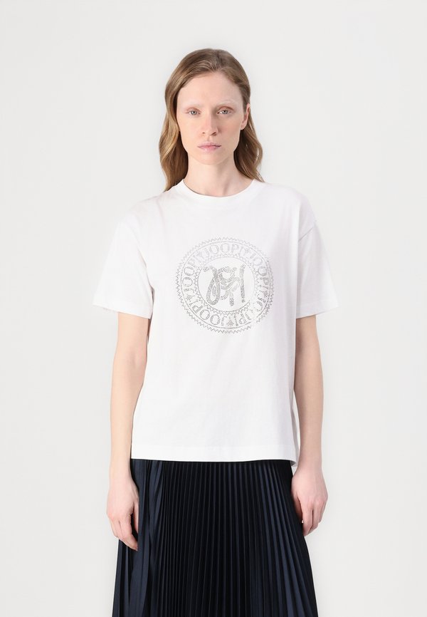 TEGGI - Print T-shirt - beige overflow