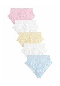 Next - HIGH RISE HIGH LEG FIT - FLORAL 5 PACK - Briefs - pastel Thumbnail Image 1