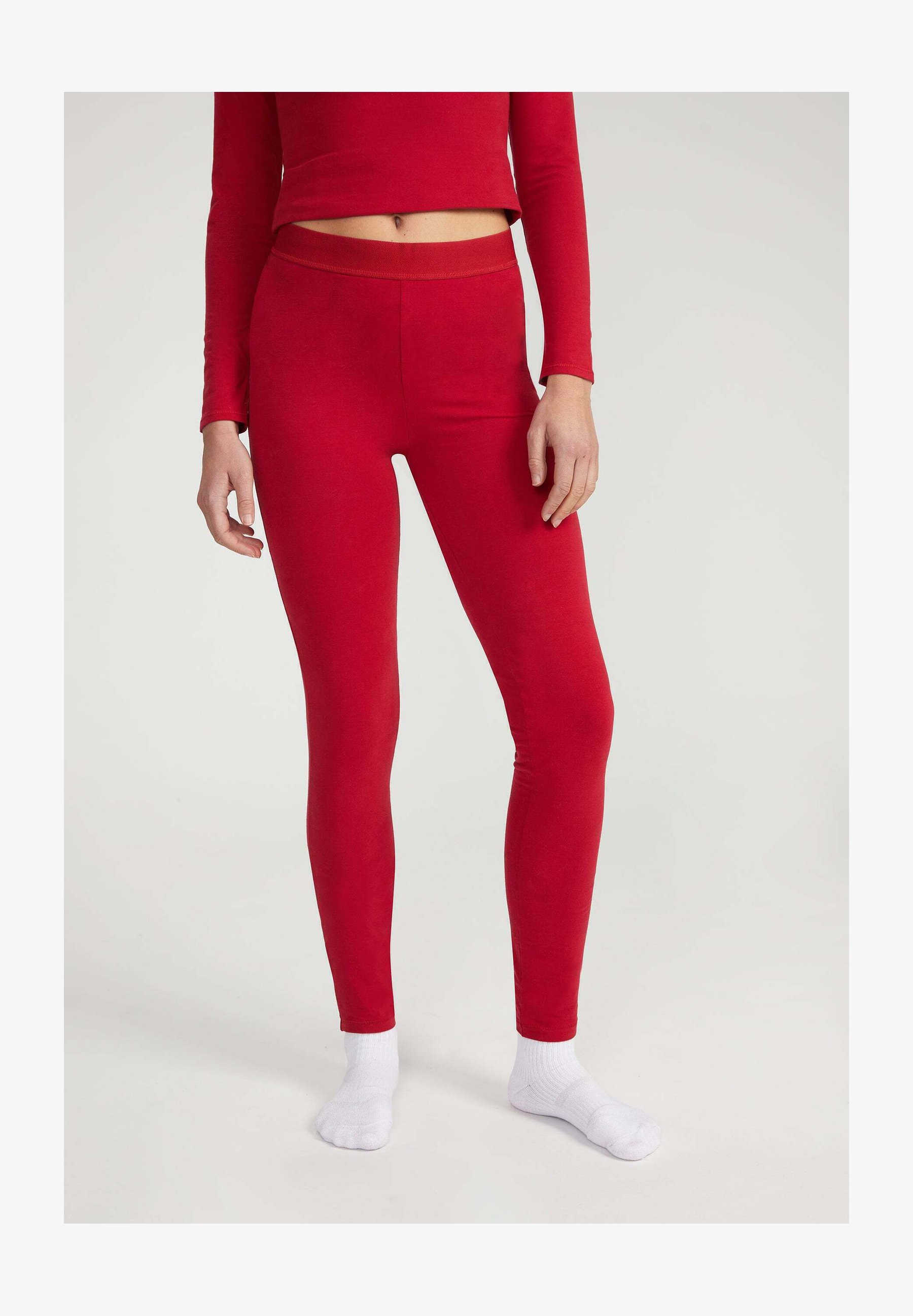 Leggings Donna In Cotone Lunghi Fino Alla Caviglia - Prodotto In Europa, Alta Qualità