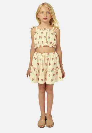 MIPOUNET CORALINE - Falda acampanada - ecru coral