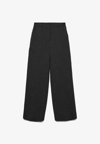 Geselecteerd, dark grey melange detail melange