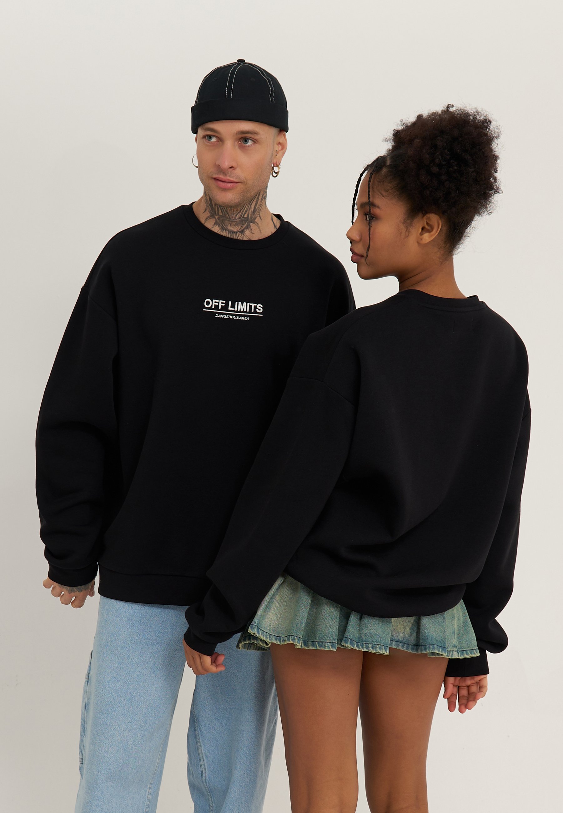 JACK & JONES Jorvibe Heavy Tee Sweatshirt – Lang Geschnitten, Regular Fit, Weicher Baumwoll-Mix