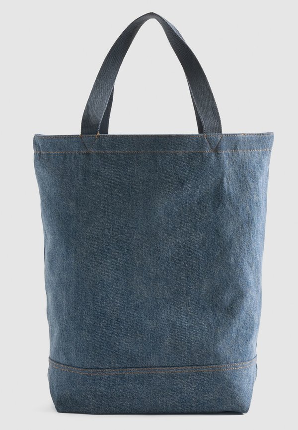 BACK POCKET TOTE UNISEX - Tote bag - indigo mid wash2