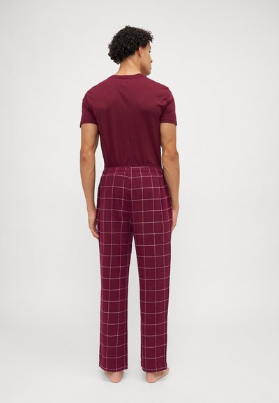 Polo Ralph Lauren SLEEP BOTTOM - Pyjamabroek - damson red/window pane