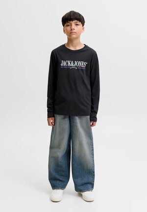 Jack & Jones Junior, JORFREDERIKSBERG GRAPHIC BOX TEE LS JNR - Langærmet T-shirt - black detail jj