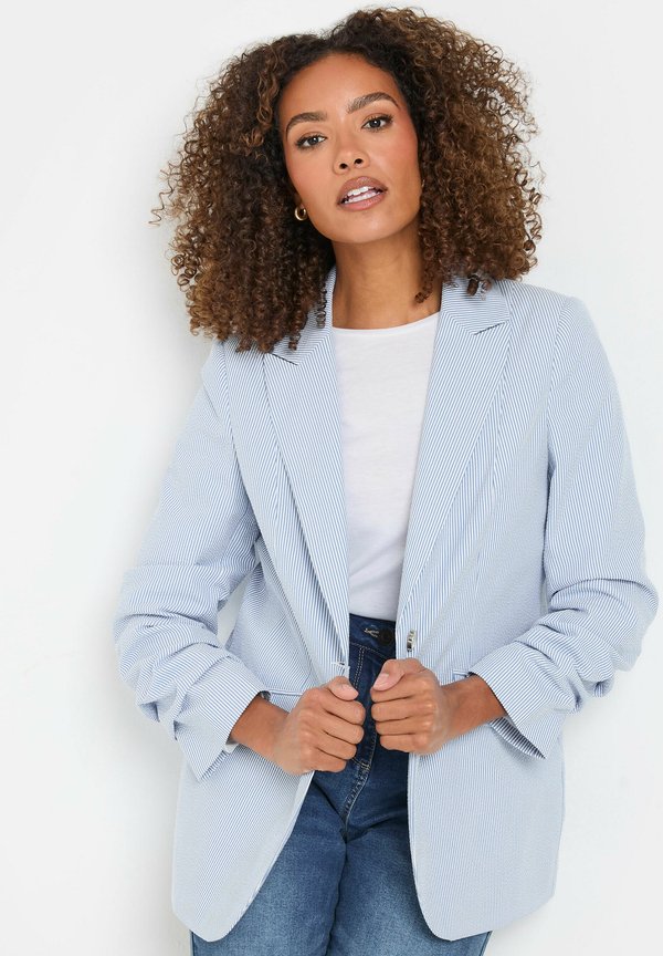 STRIPE SEERSUCKER  - Kurzmantel