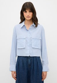adL WITH CARGO POCKET - Skjorta - striped blue