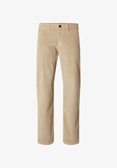 SLH196 STRAIGHT MILES PANT - Pantalon classique - chinchilla
