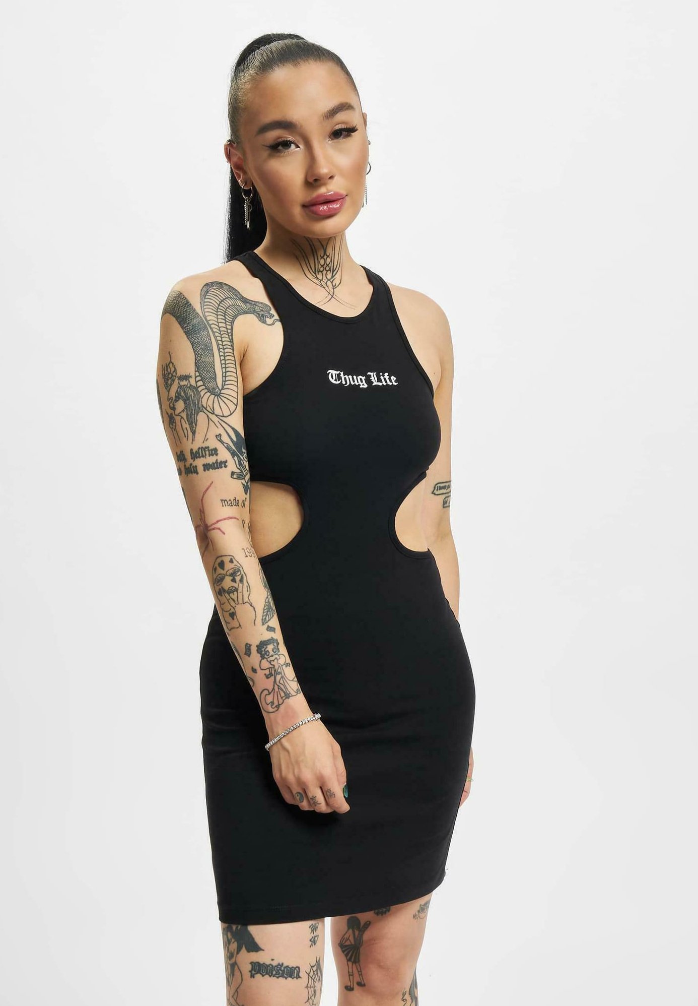 Thug Life THUG LIFE OURSPOT - Jumper dress - black - Zalando.ie Thug Life THUG LIFE OURSPOT - Jumper dress - black - Zalando.ie