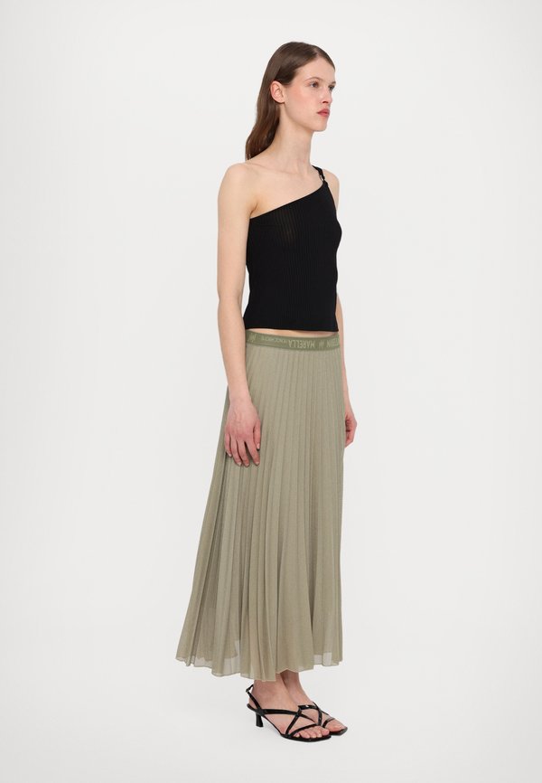 ACERBO - Pleated skirt - verde2