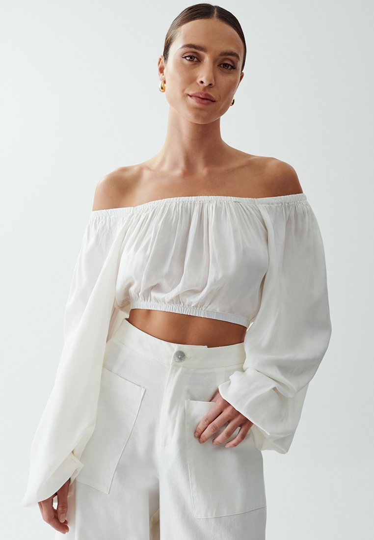FloretBBChatrine blouse - Sand Black main image 0