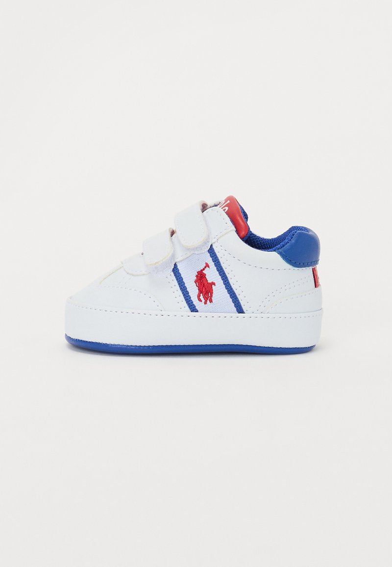Polo Ralph Lauren - HERITAGE COURT III UNISEX - Sneaker low - white smooth/royal/red, Vergrößern
