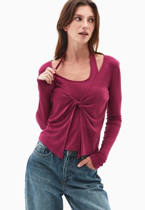 Camiseta de manga larga - rasberry coulis