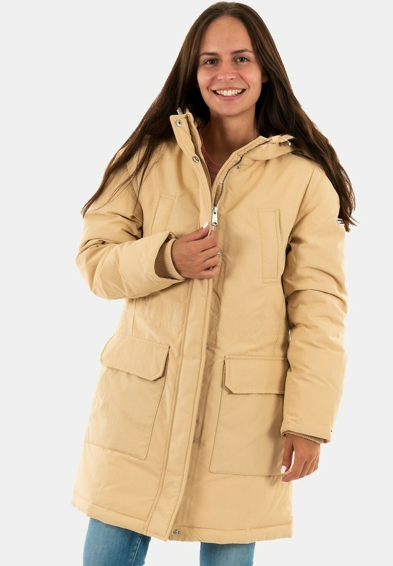 Tommy Hilfiger Winter coat - beige - Zalando