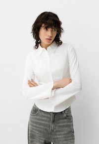 WITH WIDE SLEEVES - Hemdbluse - white