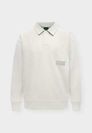 BOSS, PLACKET POLO - Μπλούζα με μακριά μανίκια - open white