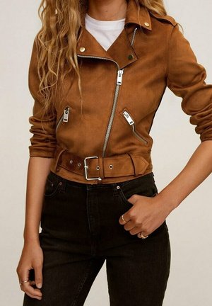 Veste en similicuir - brown