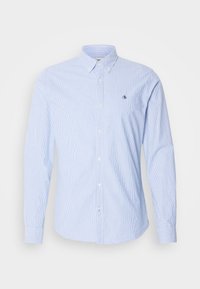 Unselected, light blue / white