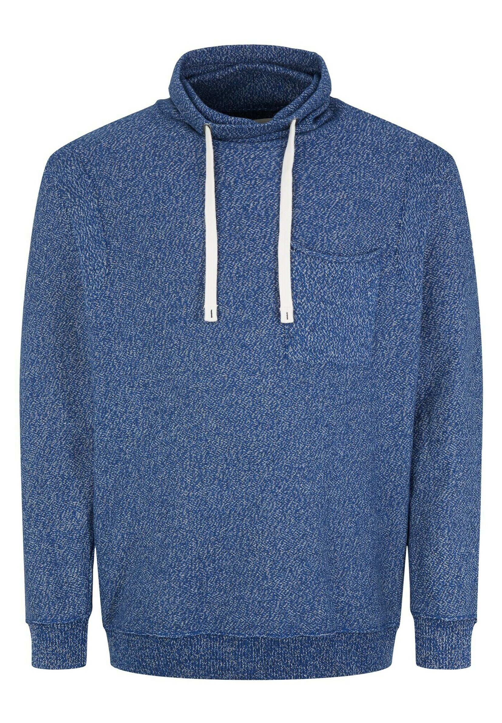 TOM TAILOR PLUS MIT STE - Trui - hockey blue structure/petrol - Zalando.be