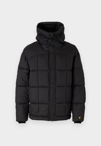 QUILTED PANNELLED JACKET - Winter jacket - jet black