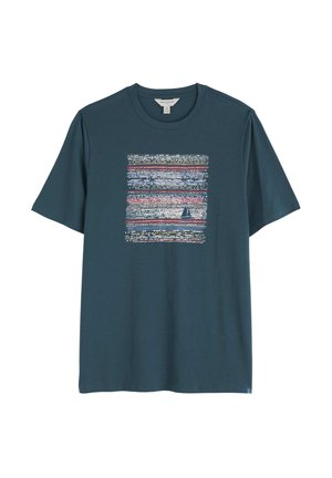 Seasalt Cornwall, SEASALT CORNWALL MIDWATCH T-SHIRT - T-shirt print - navy sunlit seas sea storm