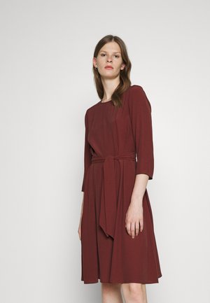 JUNE SOLID - Day dress - hot chocolate