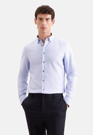 Seidensticker, SLIM - DOBBY - Camicia - light blue