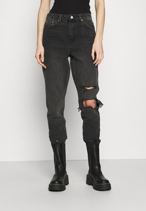 Relaxed fit jeans - black
