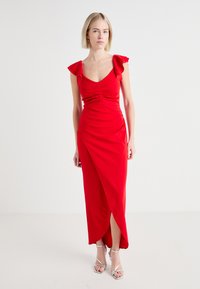 WAL G. - DOROTHY PLEATED MAXI - Cocktail dress / Party dress - red Thumbnail Image 1