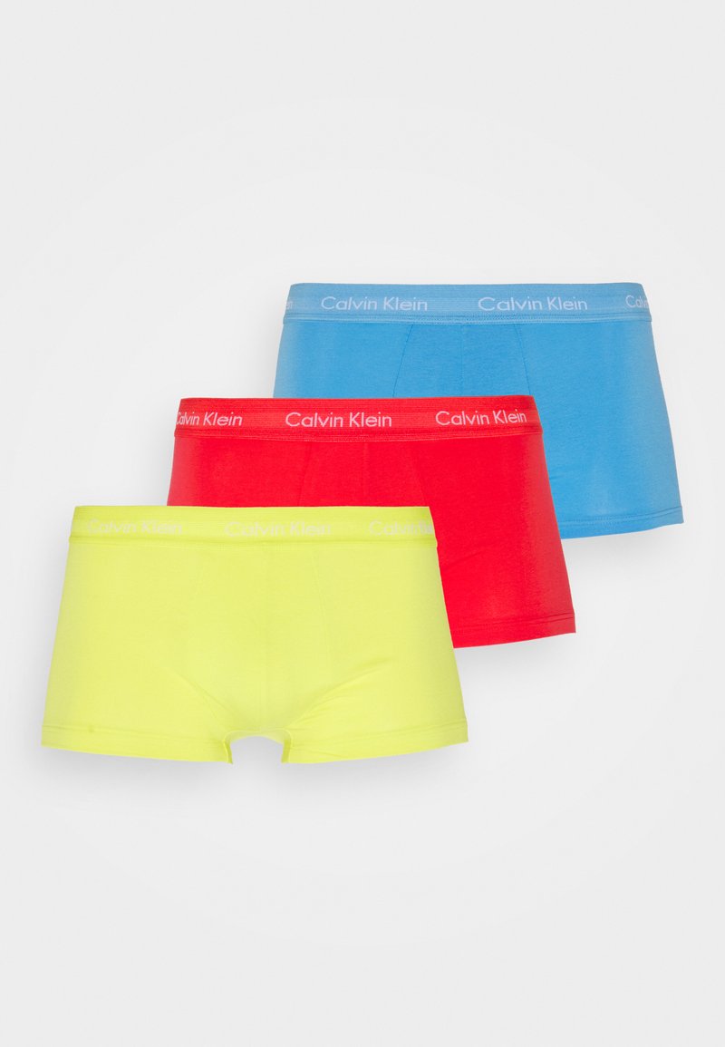 Calvin Klein Underwear LOW RISE TRUNK STRETCH 3 PACK - Cuecas boxer - citrina/blue burst/strawberry field