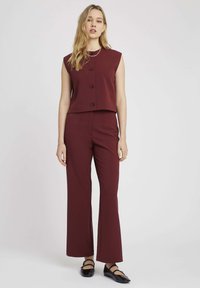 BZB TAILLEUR - Pantalon classique - bordeaux